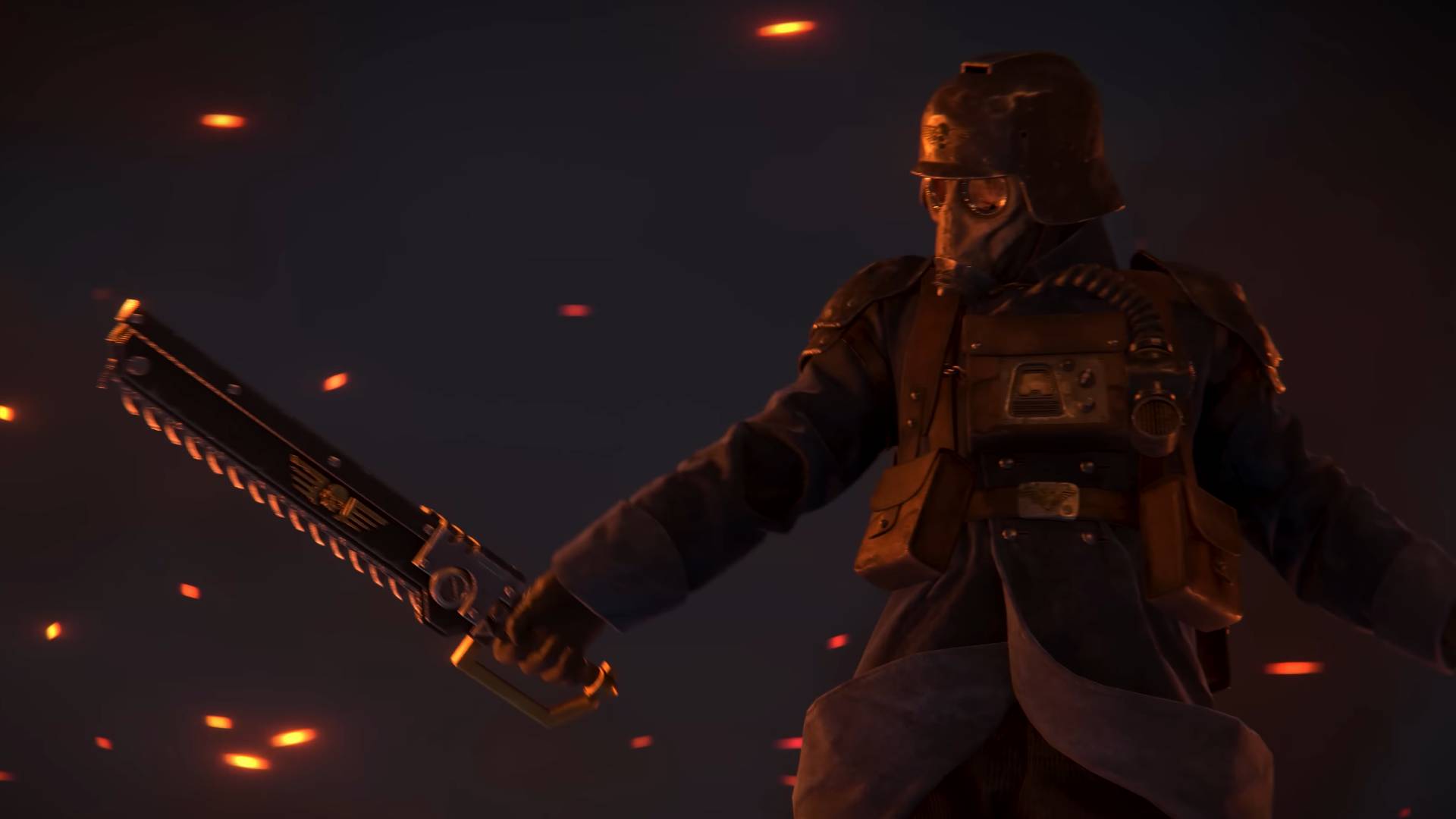 克里格死亡兵团披防毒面具的造型