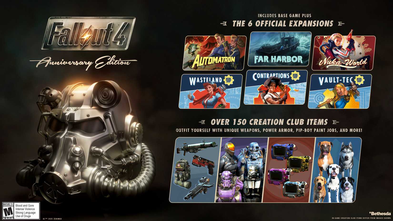 Fallout 4 Anniversary edition contents